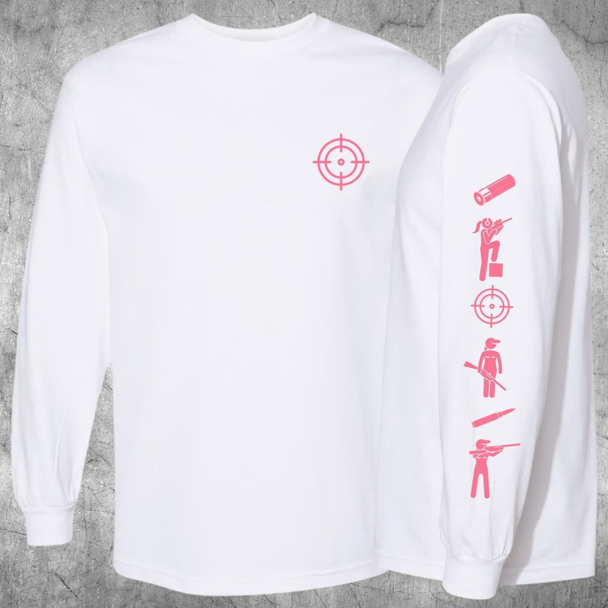 T-SHIRT MANCHES LONGUES CHASSE FEMME