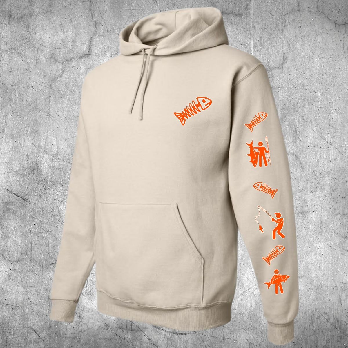 CHANDAIL À CAPUCHON PÊCHE HOMME