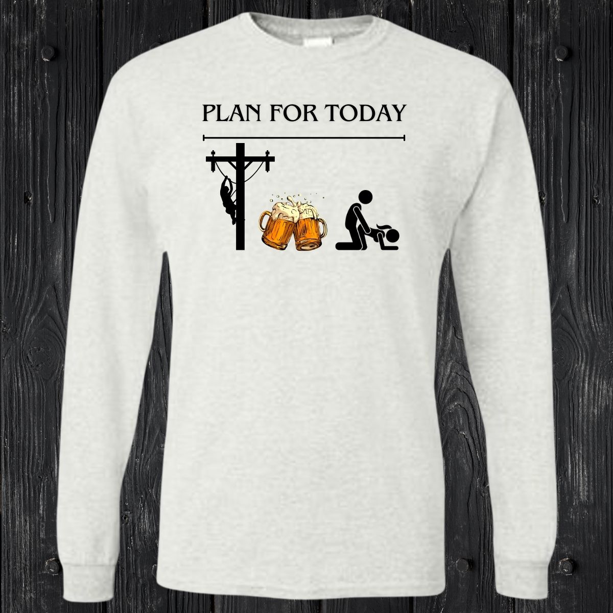 T-SHIRT MANCHES LONGUES / LONG SLEEVE LINEMAN FU*K