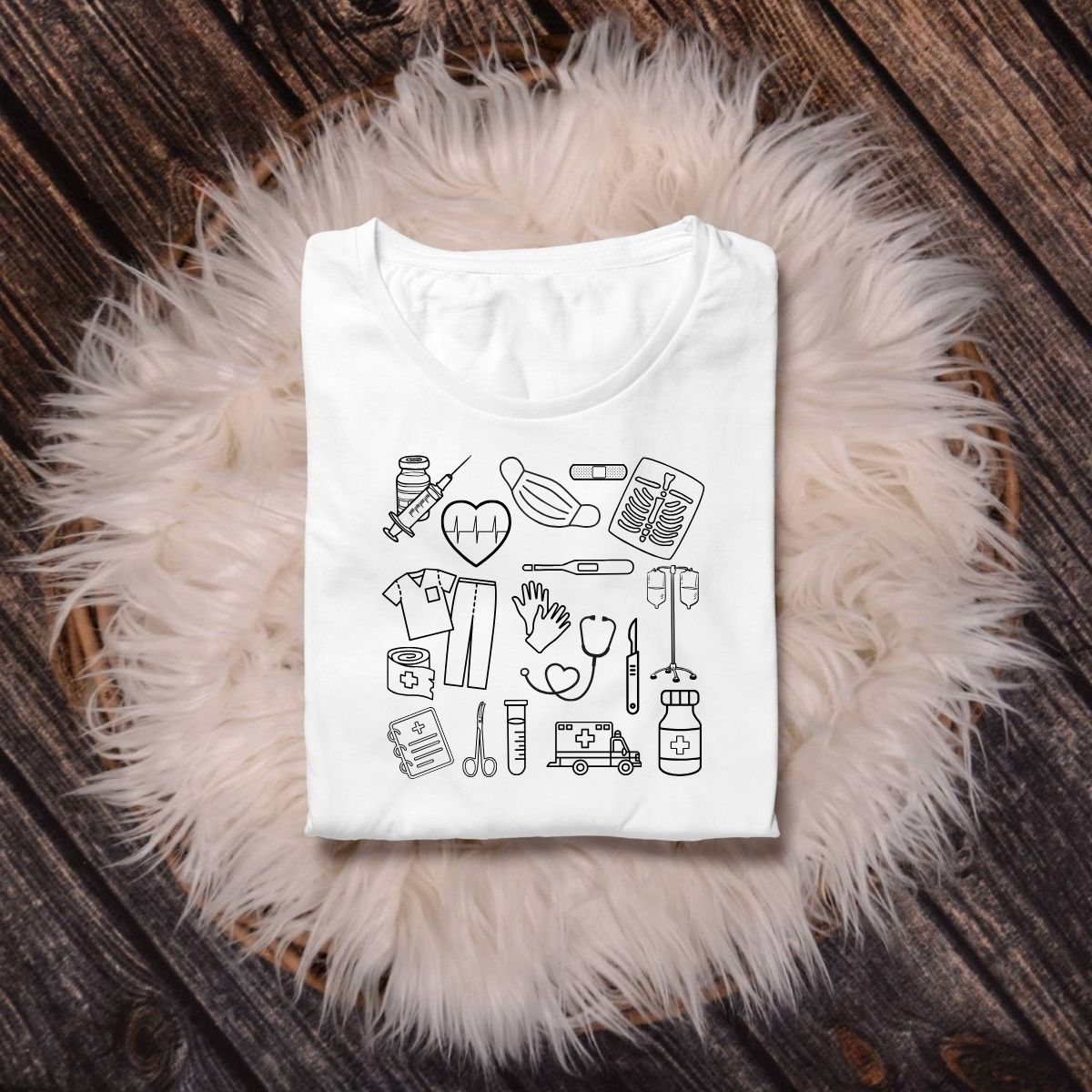 T-Shirt manches longues / Long sleeve - Infirmière