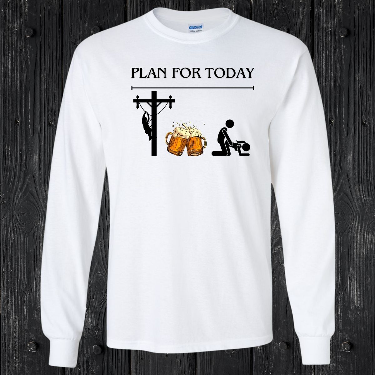 T-SHIRT MANCHES LONGUES / LONG SLEEVE LINEMAN FU*K