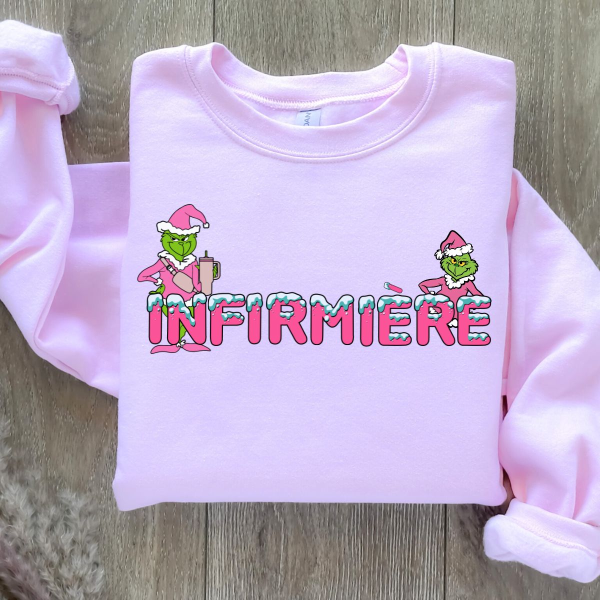 CREWNECK INFIRMIÈRE NOËL