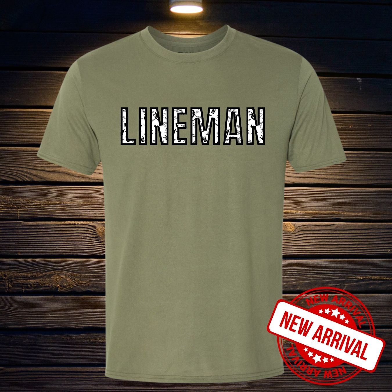 T-SHIRT 100% POLYESTER LINEMAN