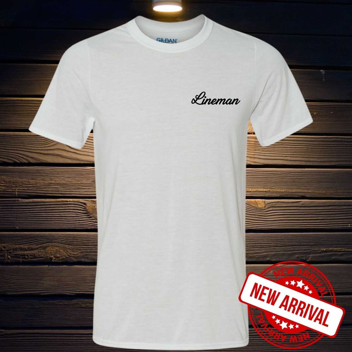 T-SHIRT 100% POLYESTER LINEMAN AU COEUR