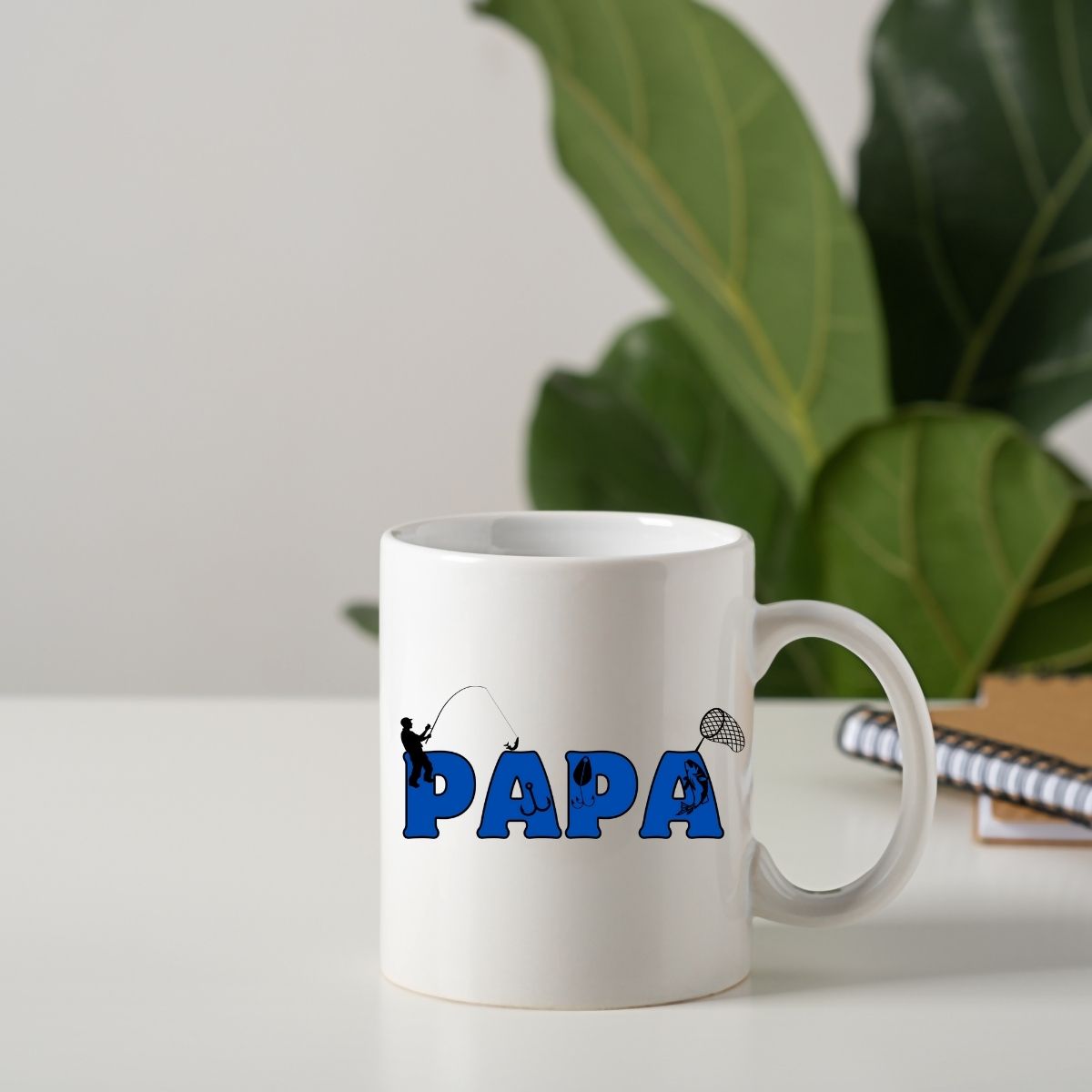 TASSE À CAFÉ 15 OZ / 15 OZ COFFEE CUP PAPA PÊCHE