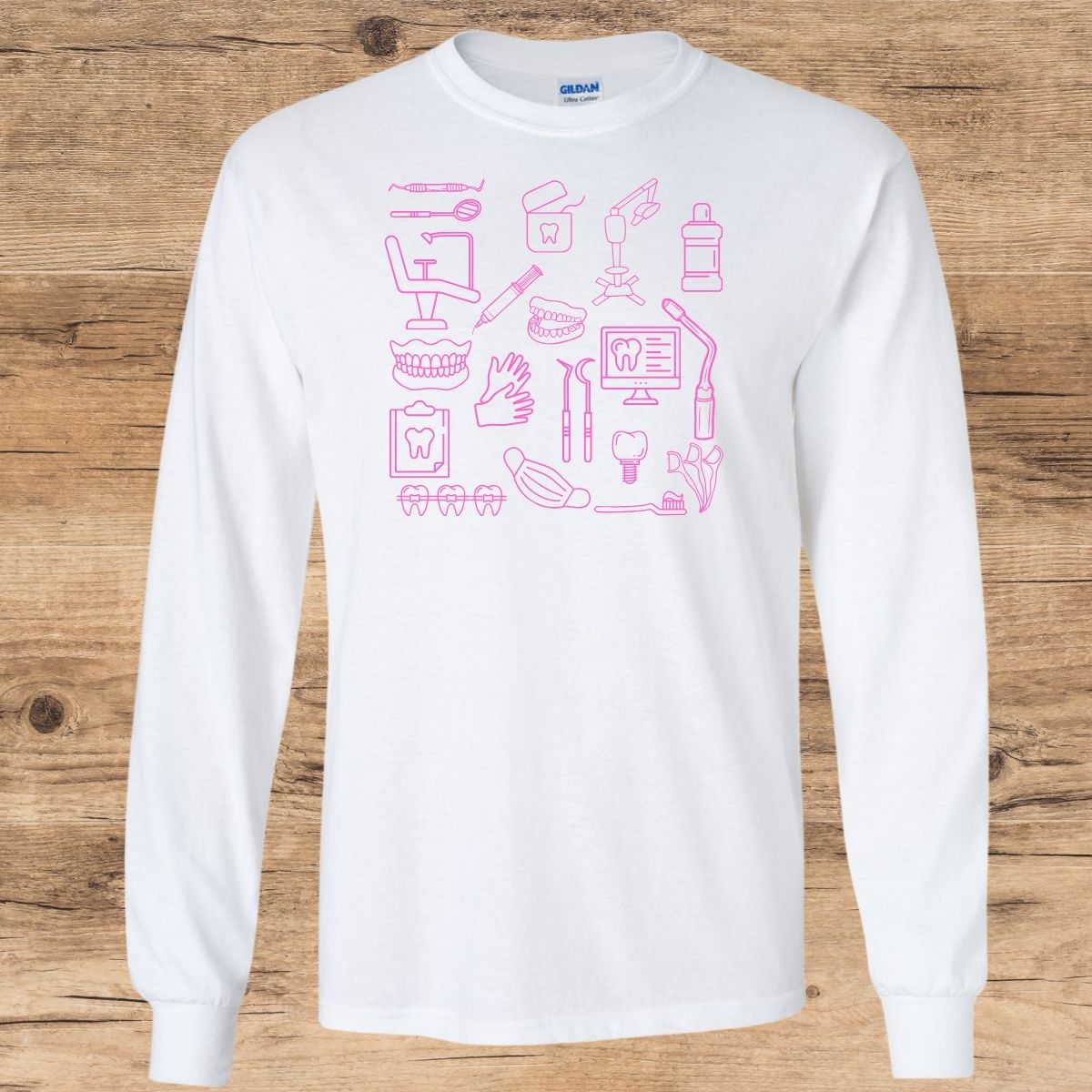T-Shirt manches longues / Long sleeve - DENTISTE