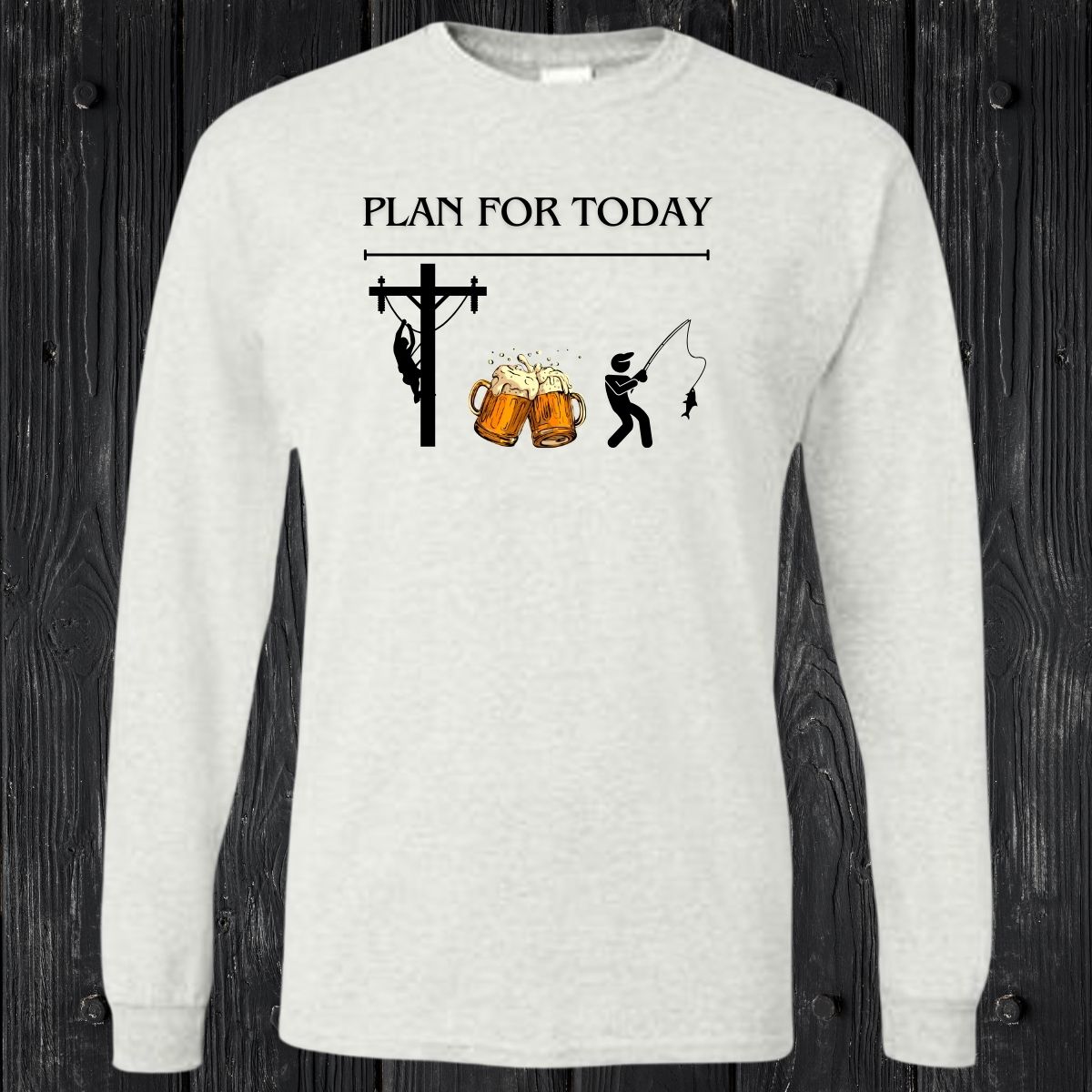T-SHIRT MANCHES LONGUES / LONG SLEEVE LINEMAN FISHING