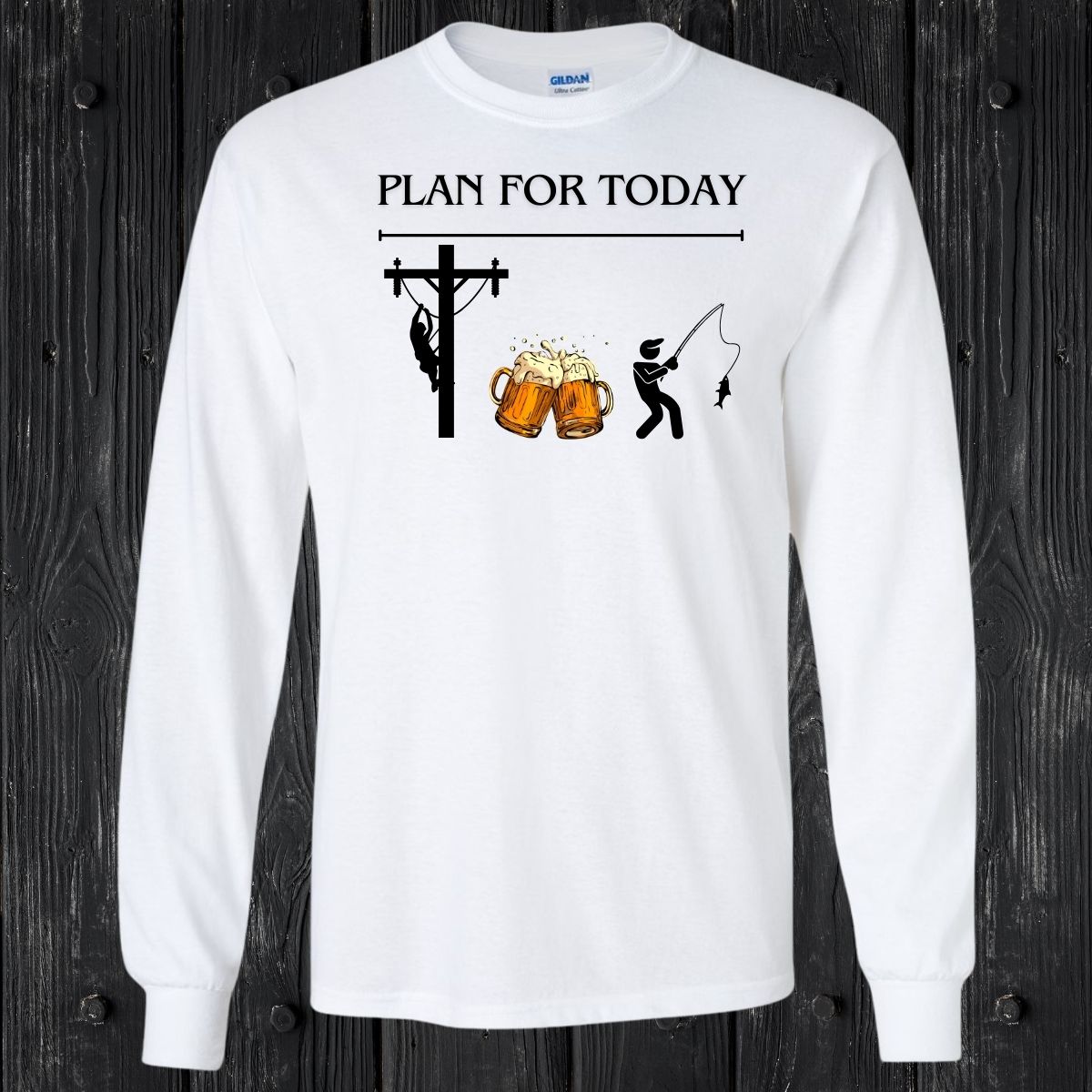 T-SHIRT MANCHES LONGUES / LONG SLEEVE LINEMAN FISHING