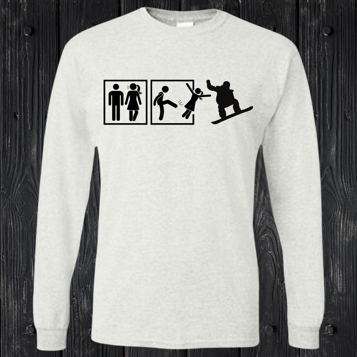T-SHIRT MANCHES LONGUES / LONG SLEEVE SNOWBOARD