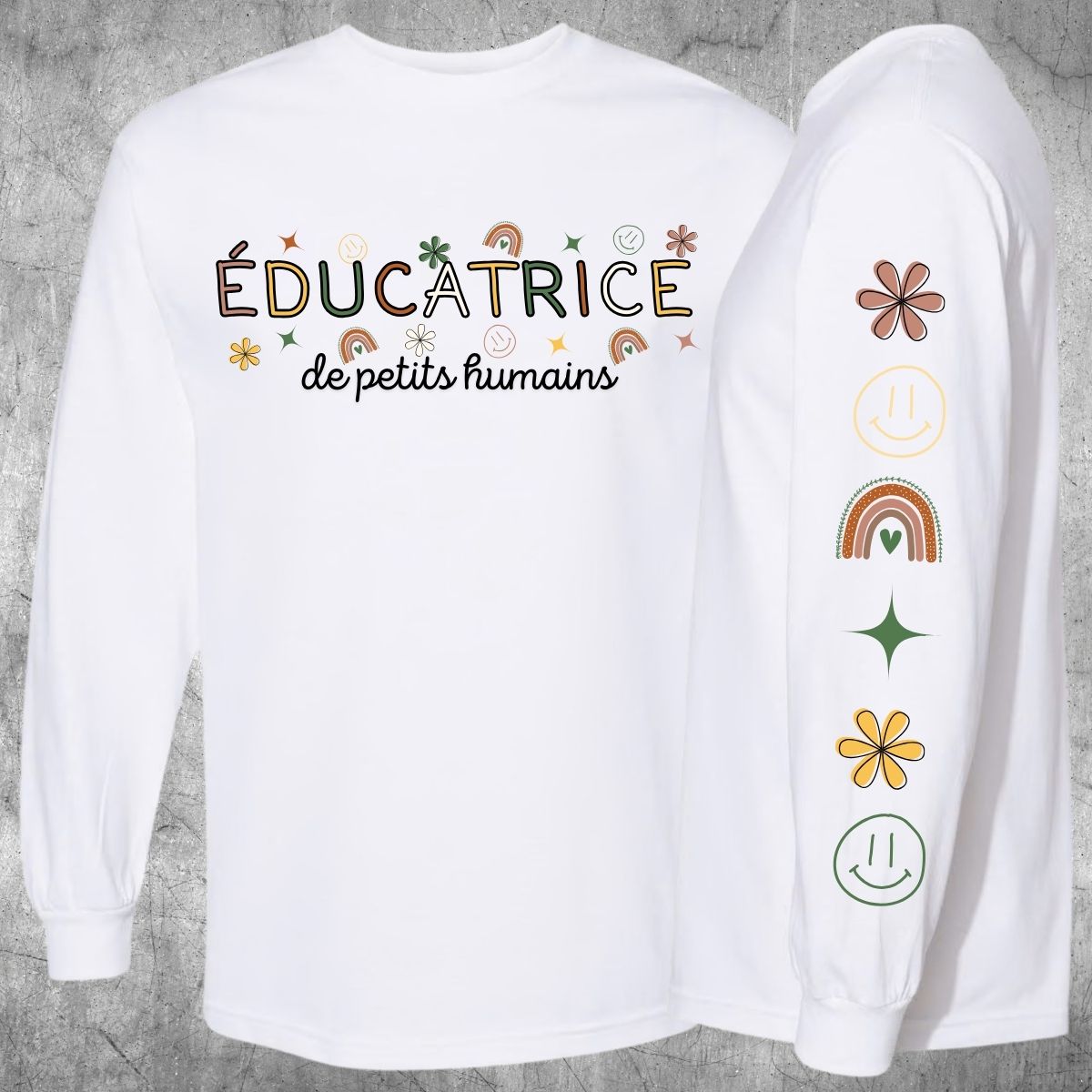 T-SHIRT MANCHES LONGUES ÉDUCATRICE