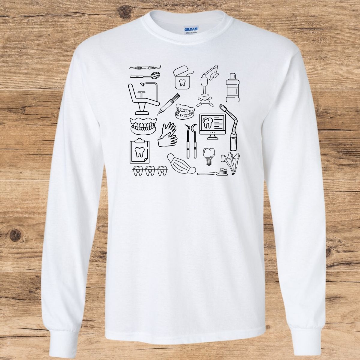 T-Shirt manches longues / Long sleeve - DENTISTE