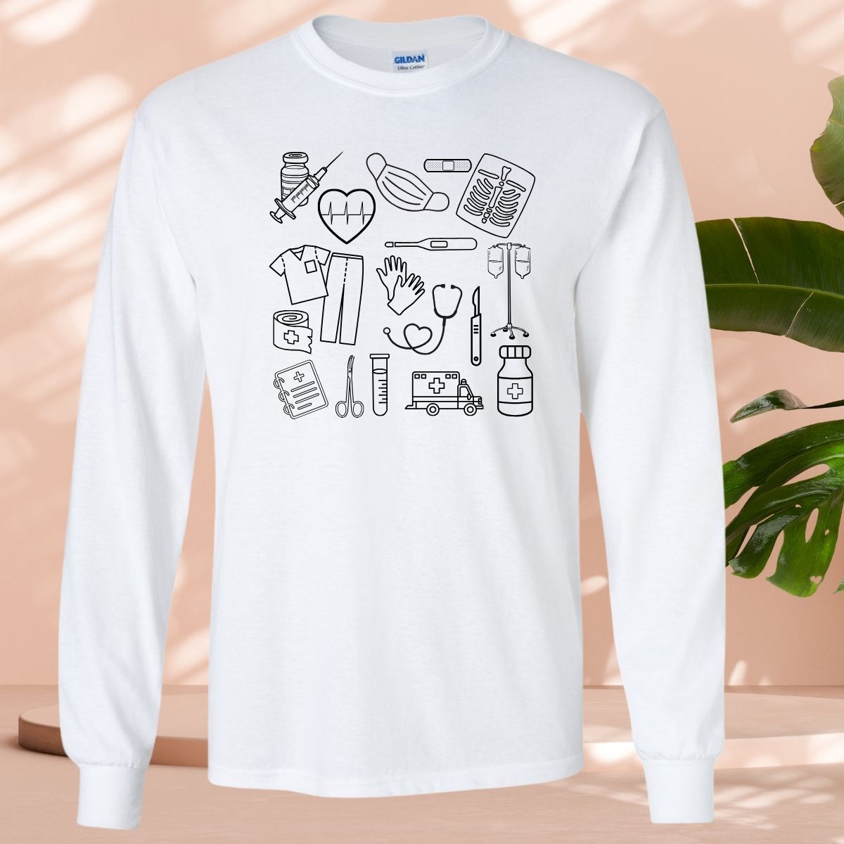 T-Shirt manches longues / Long sleeve - Infirmière