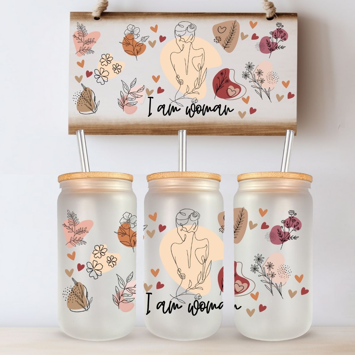 TASSE 16 OZ / 16 OZ CUP - I AM WOMAN