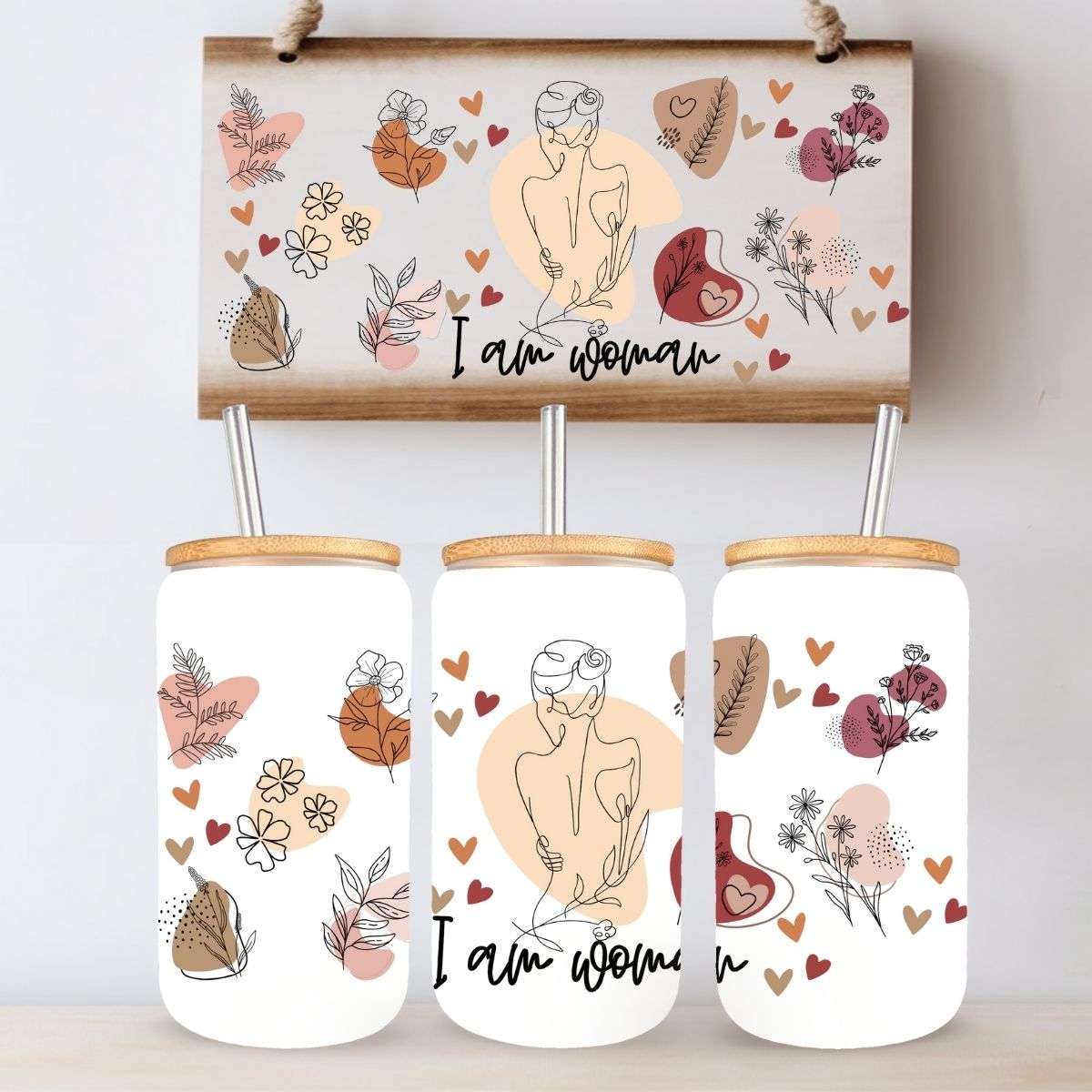 TASSE 16 OZ / 16 OZ CUP - I AM WOMAN