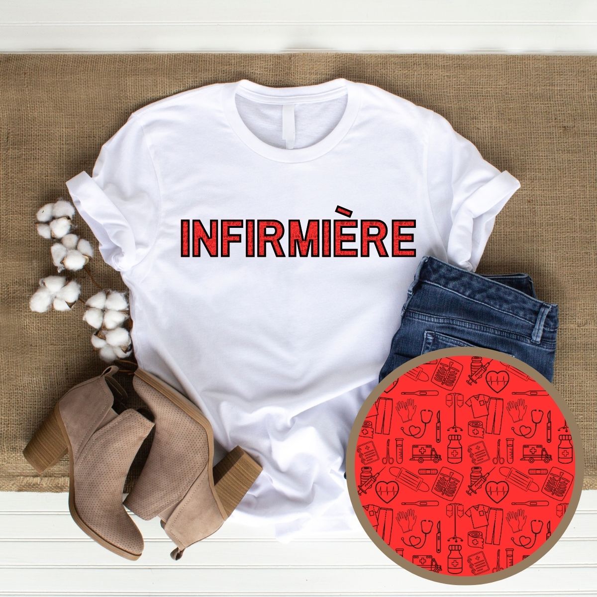 T-SHIRT INFIRMIÈRE