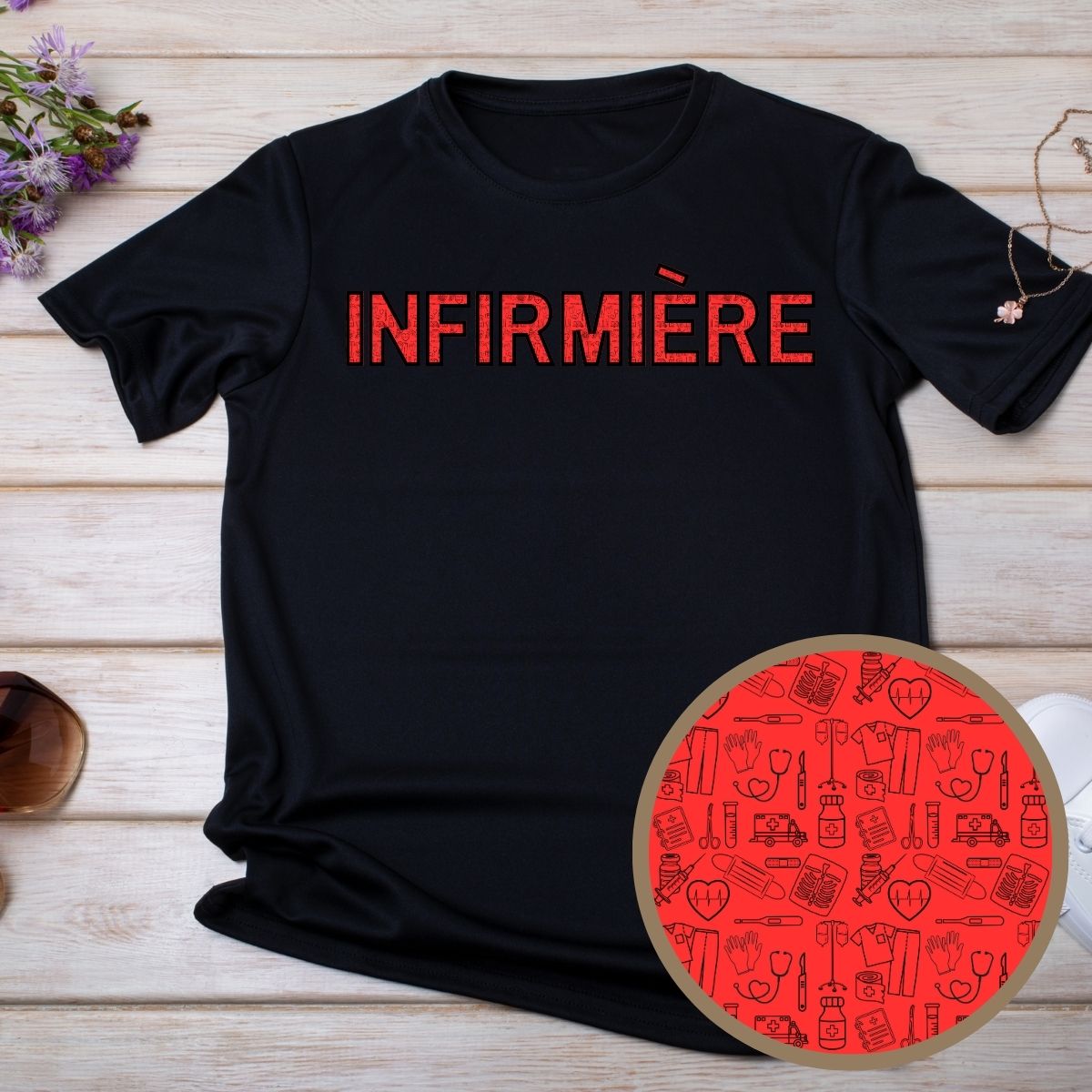 T-SHIRT INFIRMIÈRE