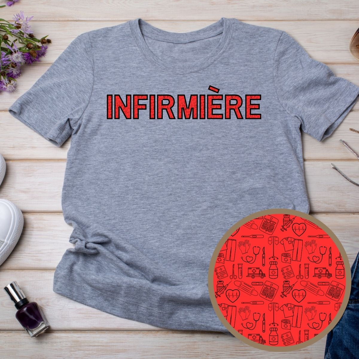T-SHIRT INFIRMIÈRE