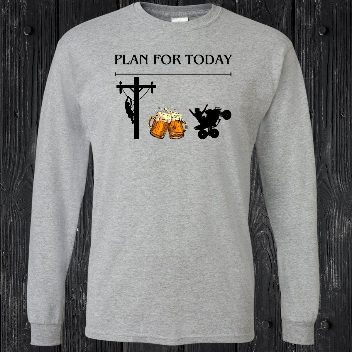 T-SHIRT MANCHES LONGUES / LONG SLEEVE LINEMAN QUAD