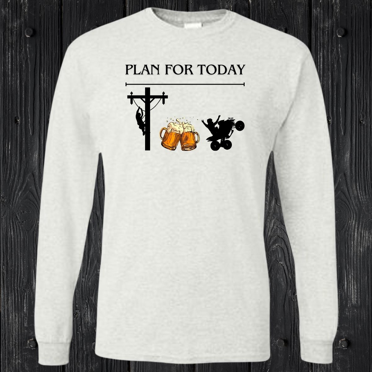 T-SHIRT MANCHES LONGUES / LONG SLEEVE LINEMAN QUAD