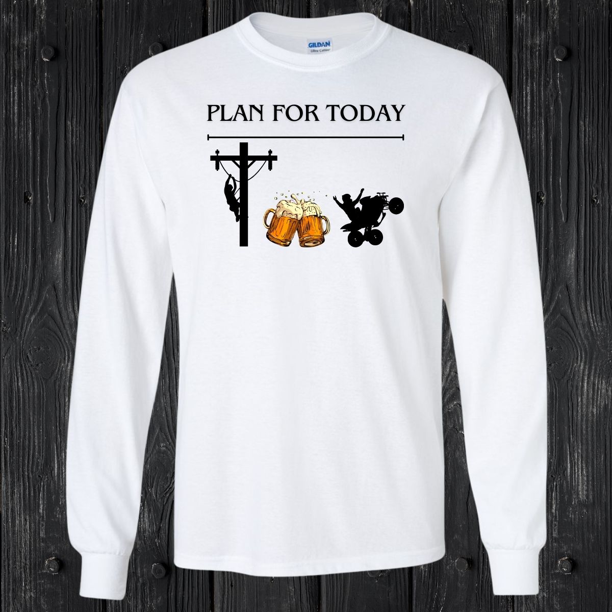 T-SHIRT MANCHES LONGUES / LONG SLEEVE LINEMAN QUAD