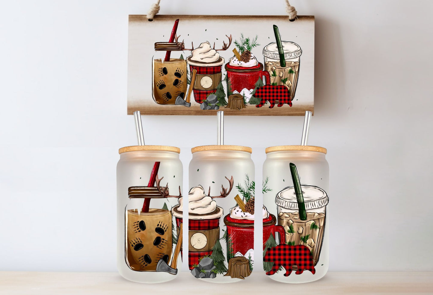 Tasse en vitre 16 oz givré / 16 oz frosted cup - BUCHERON