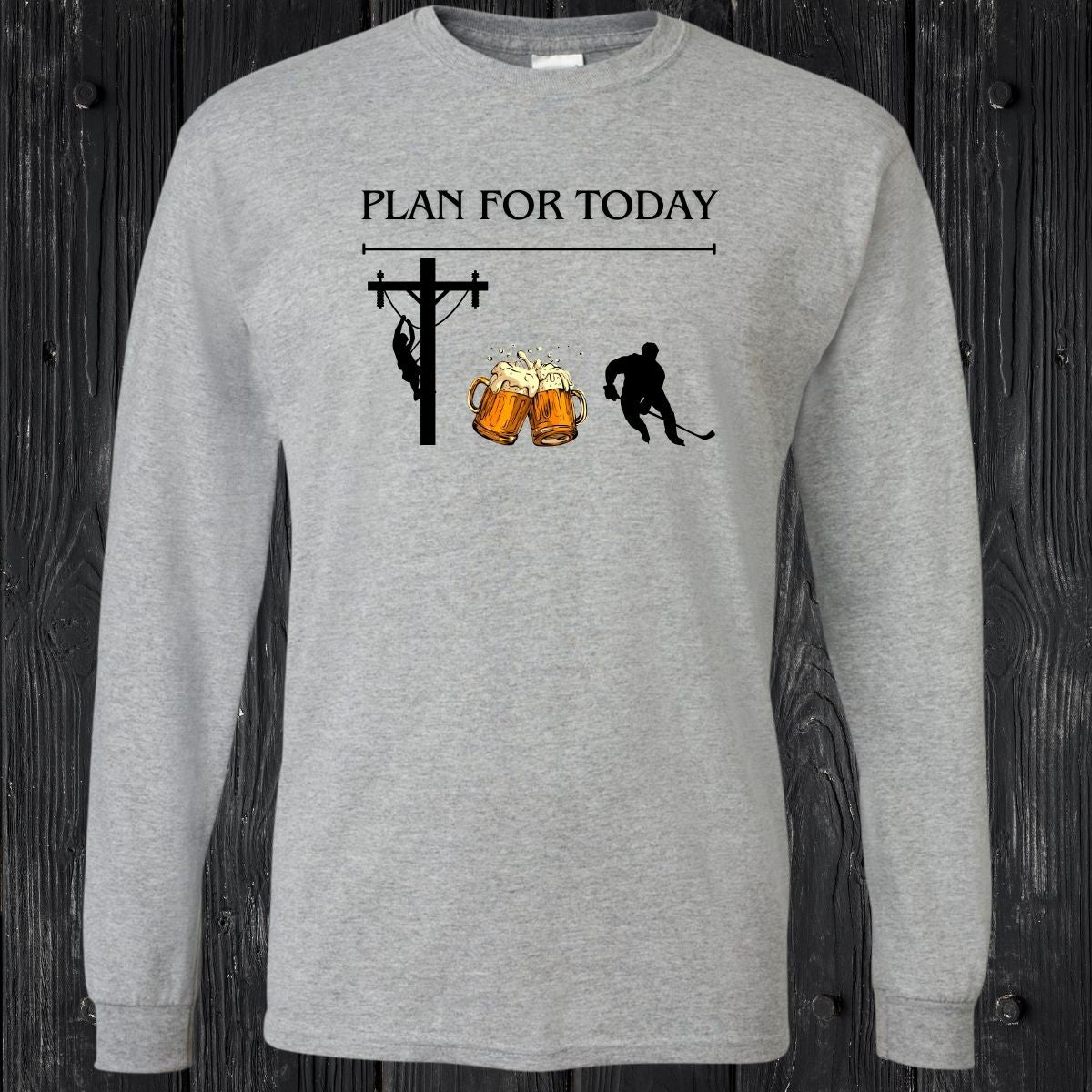 T-SHIRT MANCHES LONGUES / LONG SLEEVE LINEMAN HOCKEY