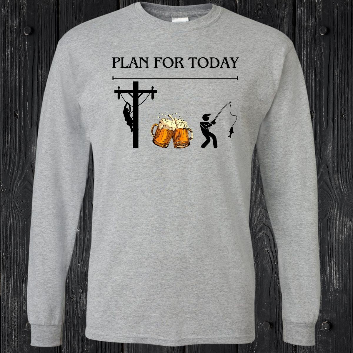 T-SHIRT MANCHES LONGUES / LONG SLEEVE LINEMAN FISHING