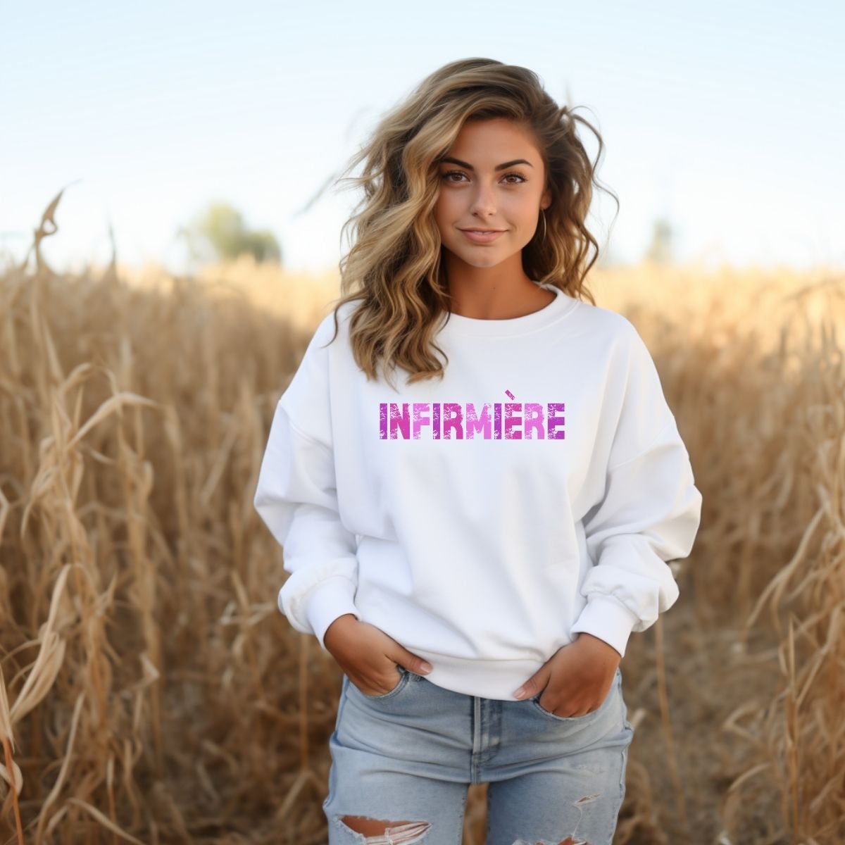 INFIRMIÈRE STYLE DÉLAVÉ