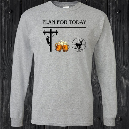 T-SHIRT MANCHES LONGUES / LONG SLEEVE LINEMAN HUNTHING