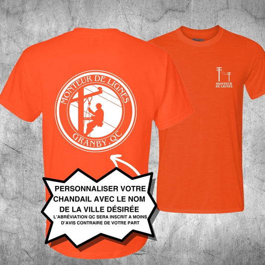T-SHIRT 100% POLYESTER PERFORMANCE * PERSONNALISÉ*