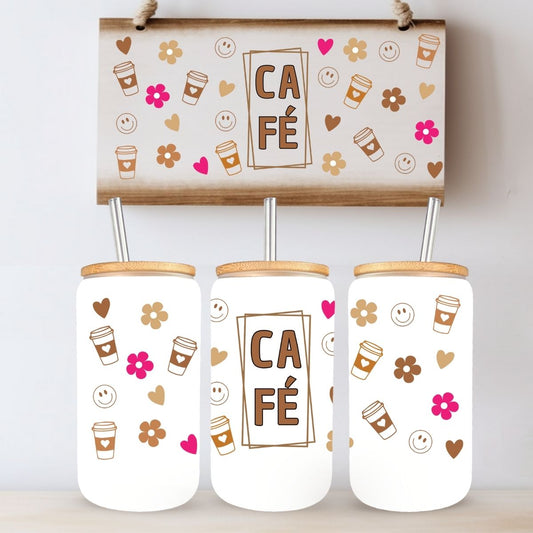 TASSE 16 OZ / 16 OZ CUP - CAFÉ (TEINTES DE ROSE)