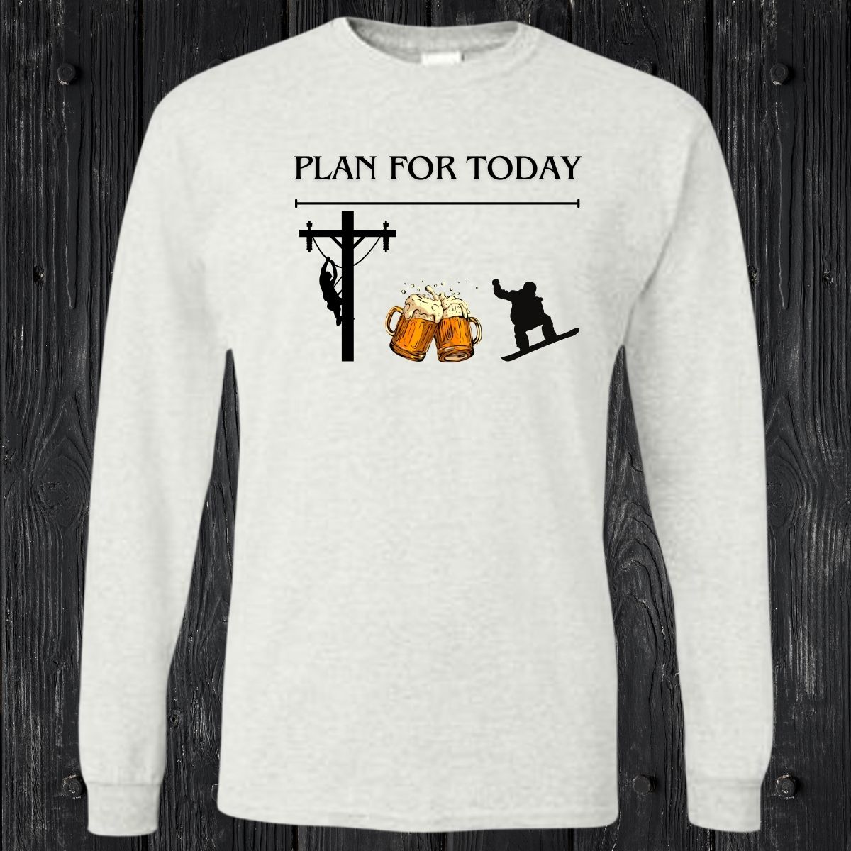 T-SHIRT MANCHES LONGUES / LONG SLEEVE LINEMAN SNOWBOARD