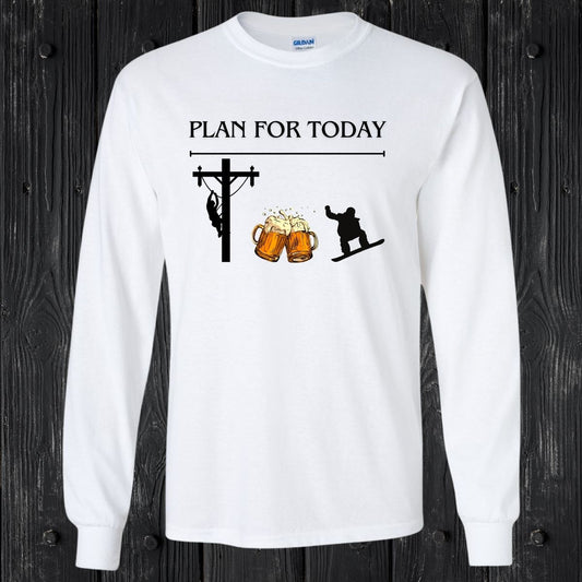 T-SHIRT MANCHES LONGUES / LONG SLEEVE LINEMAN SNOWBOARD