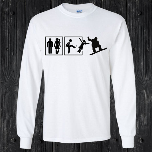 T-SHIRT MANCHES LONGUES / LONG SLEEVE SNOWBOARD