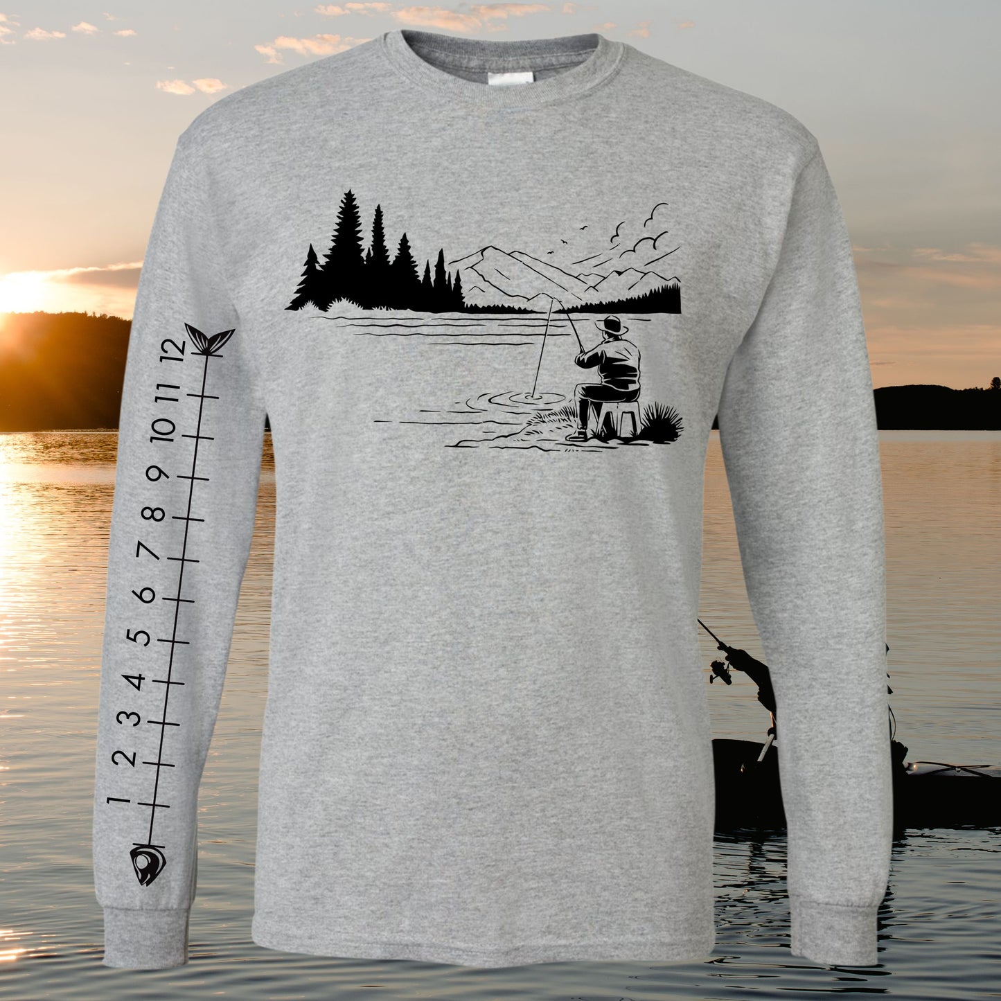 T-Shirt manches longues / Long sleeve - fish